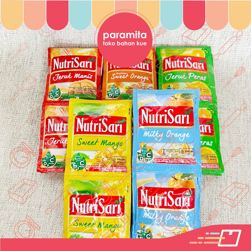Jual Nutrisari Sachet 1 Renteng Rasa Jeruk Manis / American Sweet ...