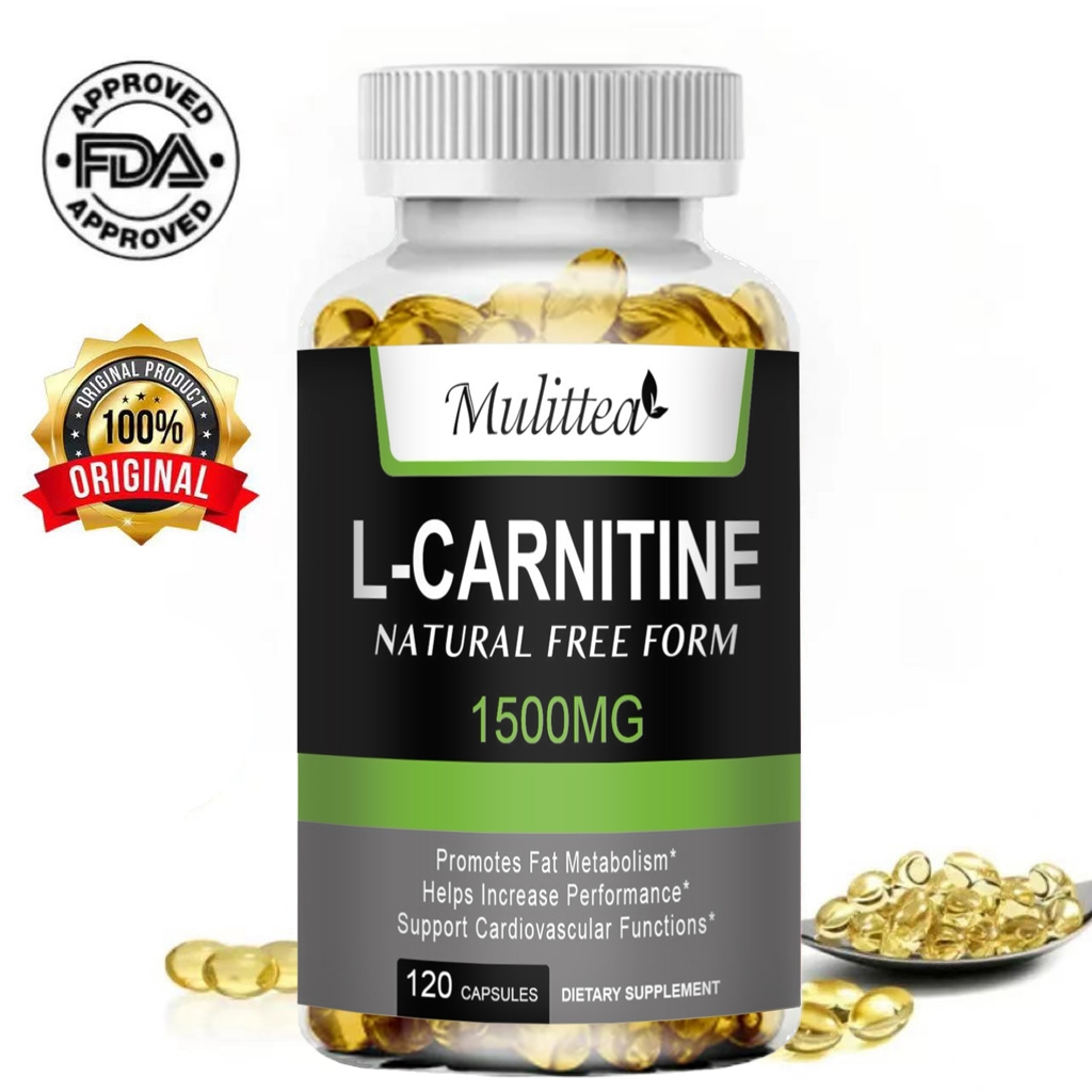 L-Carnitine 1500mg Fat Burner Energy Capsules 2 Packs Acetyl L-Carnitine  1500mg – 120 Capsules Total, Fat Burner & Energy Support, Non-GMO,  Gluten-Free L Carnitine 500 Mg