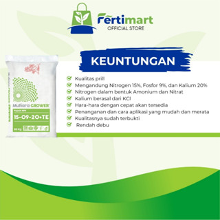 Jual Pupuk Npk Mutiara Grower Te Kg Pupuk Majemuk Lengkap