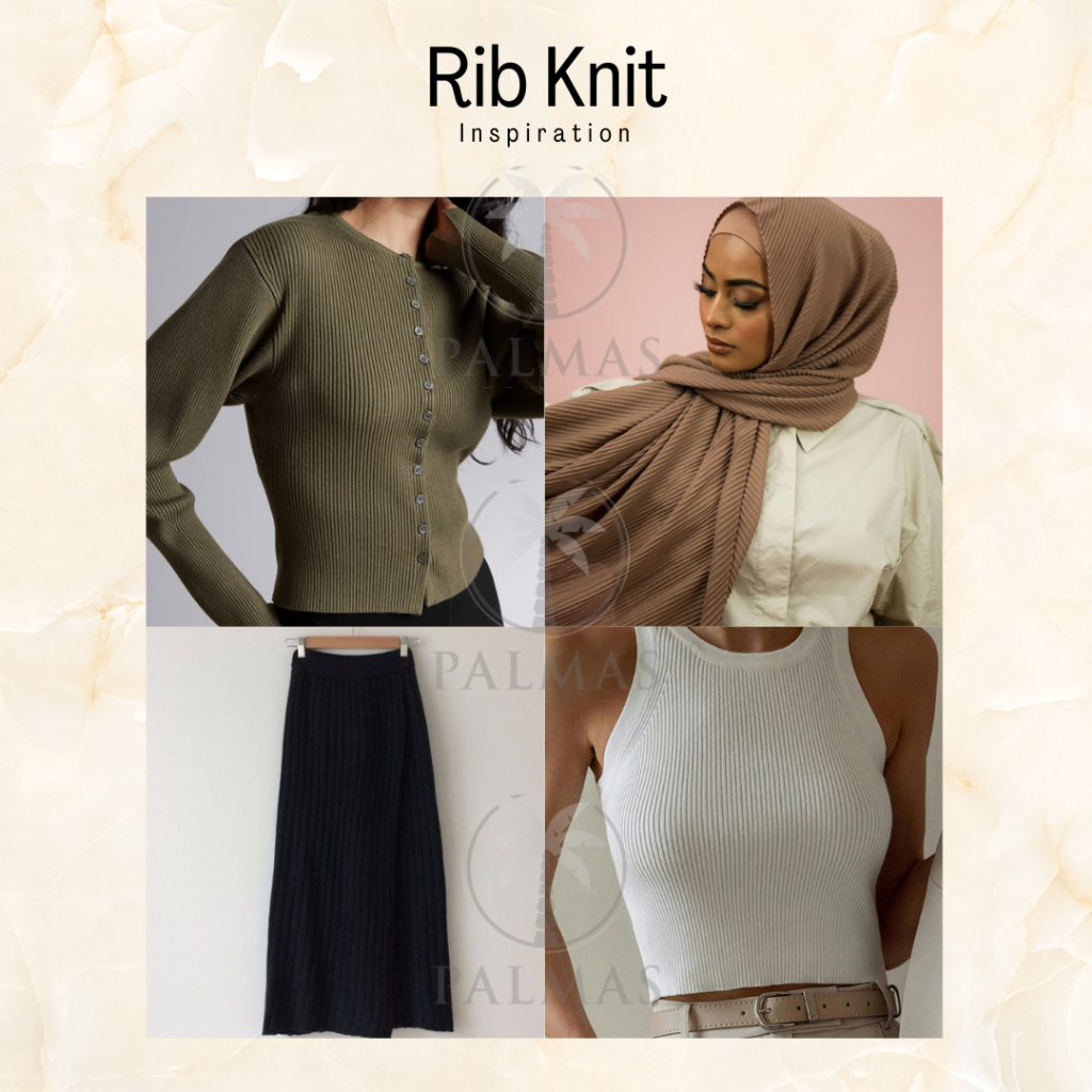 Jual Kain Rib Knit - Off White (Bahan Kaos) | Shopee Indonesia