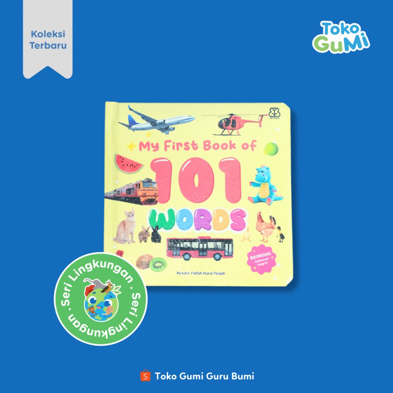 Jual My First Book of 101 Words | Board Book Kata Pertama - Seri Buku ...