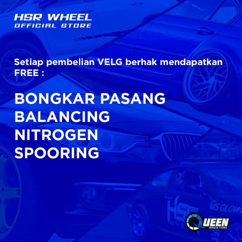 Jual VELG RACING SEMI OFFROAD R17 PCD 6x139,7 HSR TOMAGE untuk mobil ...