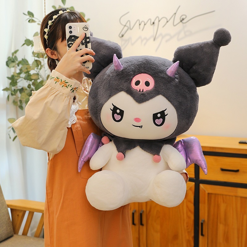 Jual Boneka Sanrio New Demon Kuromi Doll Angel My Melody 35 cm | Shopee ...