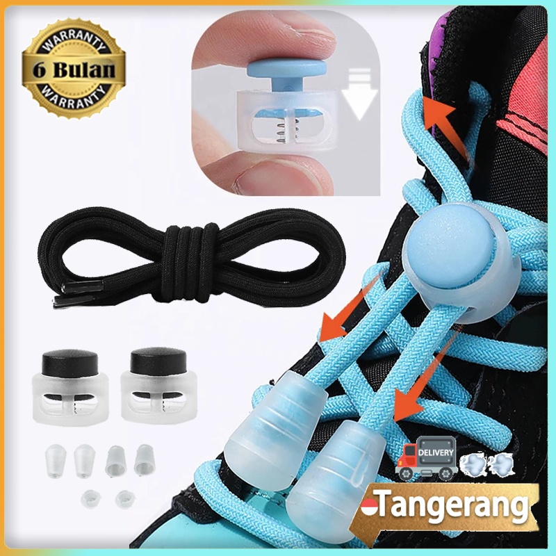 Jual Lock Laces Tali Sepatu Zipper Lock Tali Sepatu Elastis Dengan ...