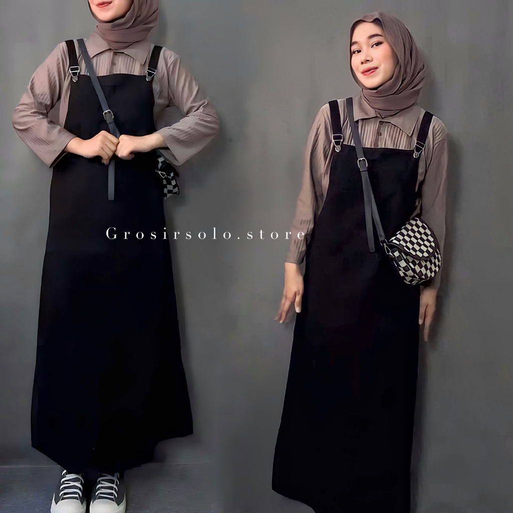 Jual Anya Overall Jumpsuit Rok Wanita Terbaru Korean Style Baju