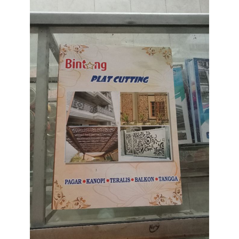 Jual Buku katalog tralis pagar balkon railling canopy MINIMALIS MODERN