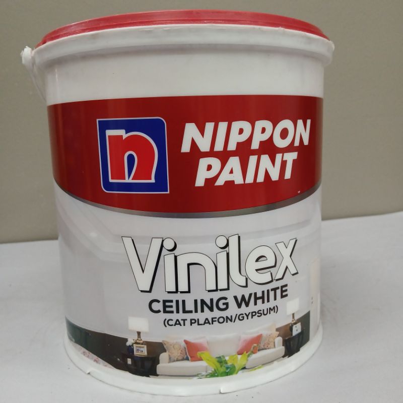 Jual Cat Plafon Cat Gypsum Cat Ceiling Cat Plafon Nippon Vinilex Ceiling Kg Shopee Indonesia