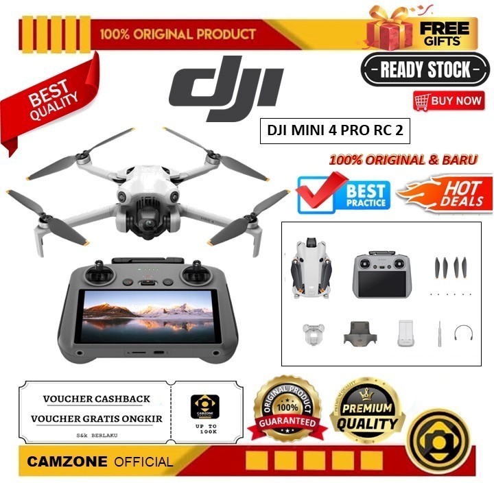 Jual DJI Mini 4 Pro Drone with (RC 2) Controller - DJI Mini 4 Pro fly ...