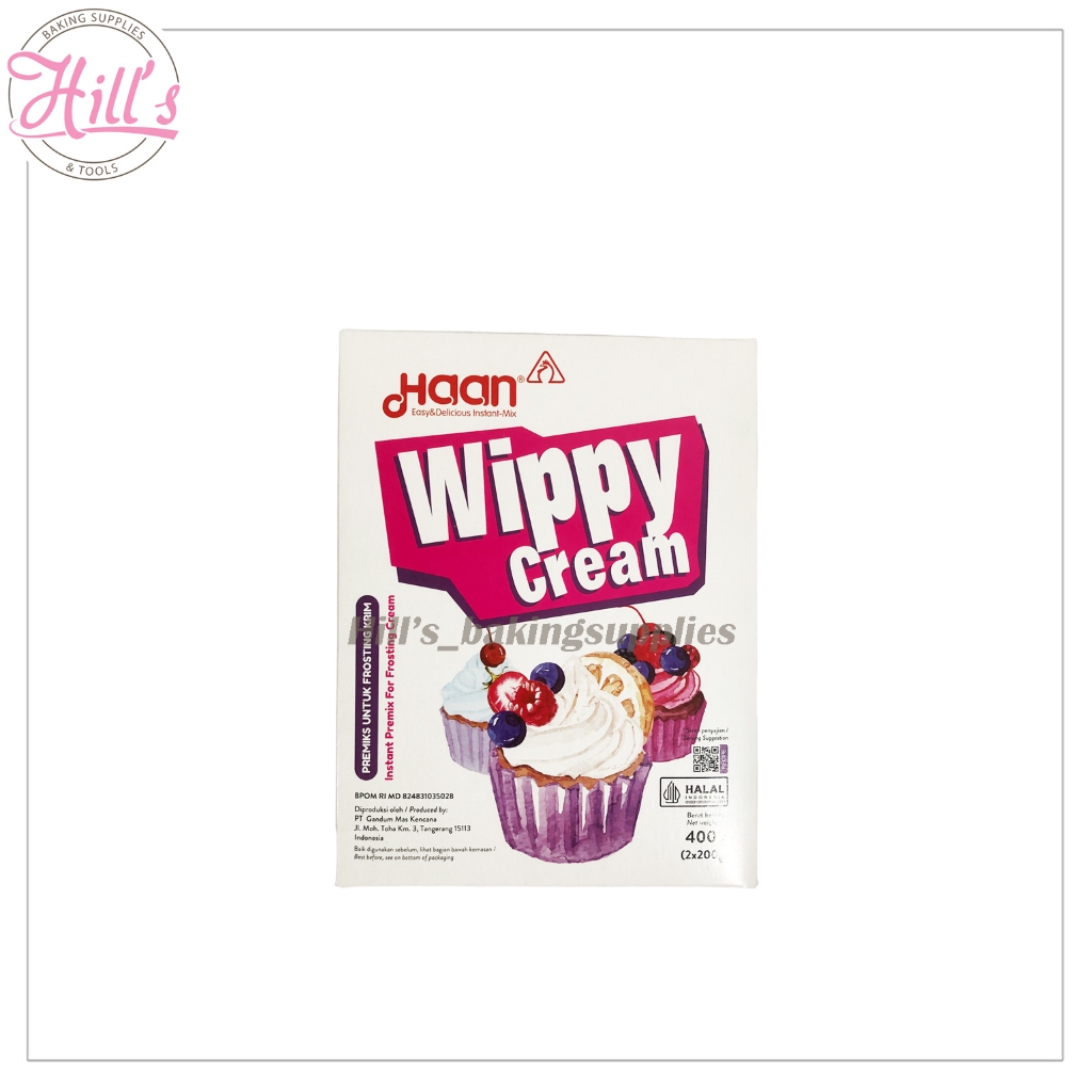 Jual PROMO MURAH !!! HAAN WIPPY CREAM 200GR DAN 400GR WHIPPING