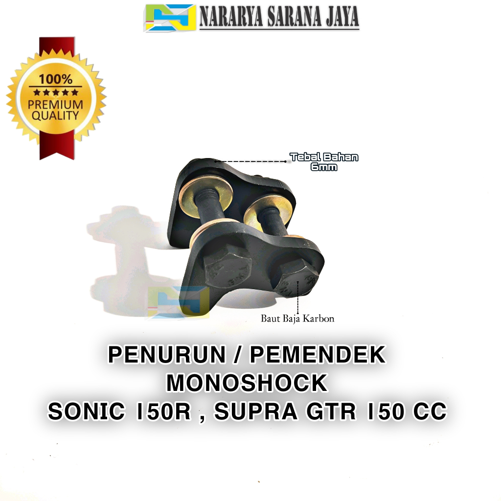 Jual Penurun Shock Belakang Sonic Dan Supra Gtr Pemendek Monoshock