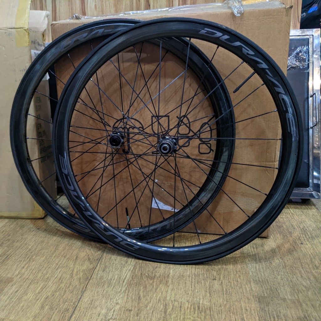 Jual Dura Ace C40 Wheel set Carbon Ceramic Wheelset Shimano Dura