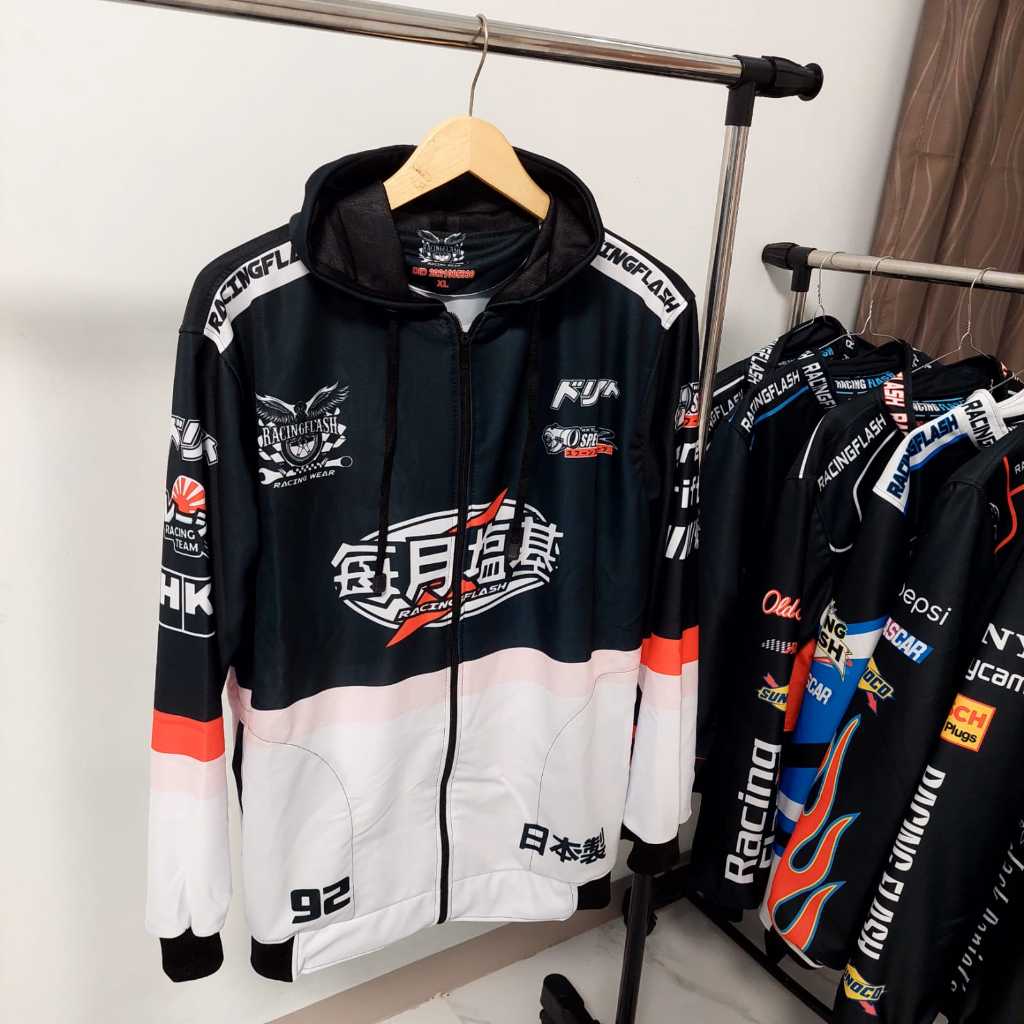 Jual jaket racing/jaket nascar/JAKET TEAM YAMAHA | Shopee Indonesia