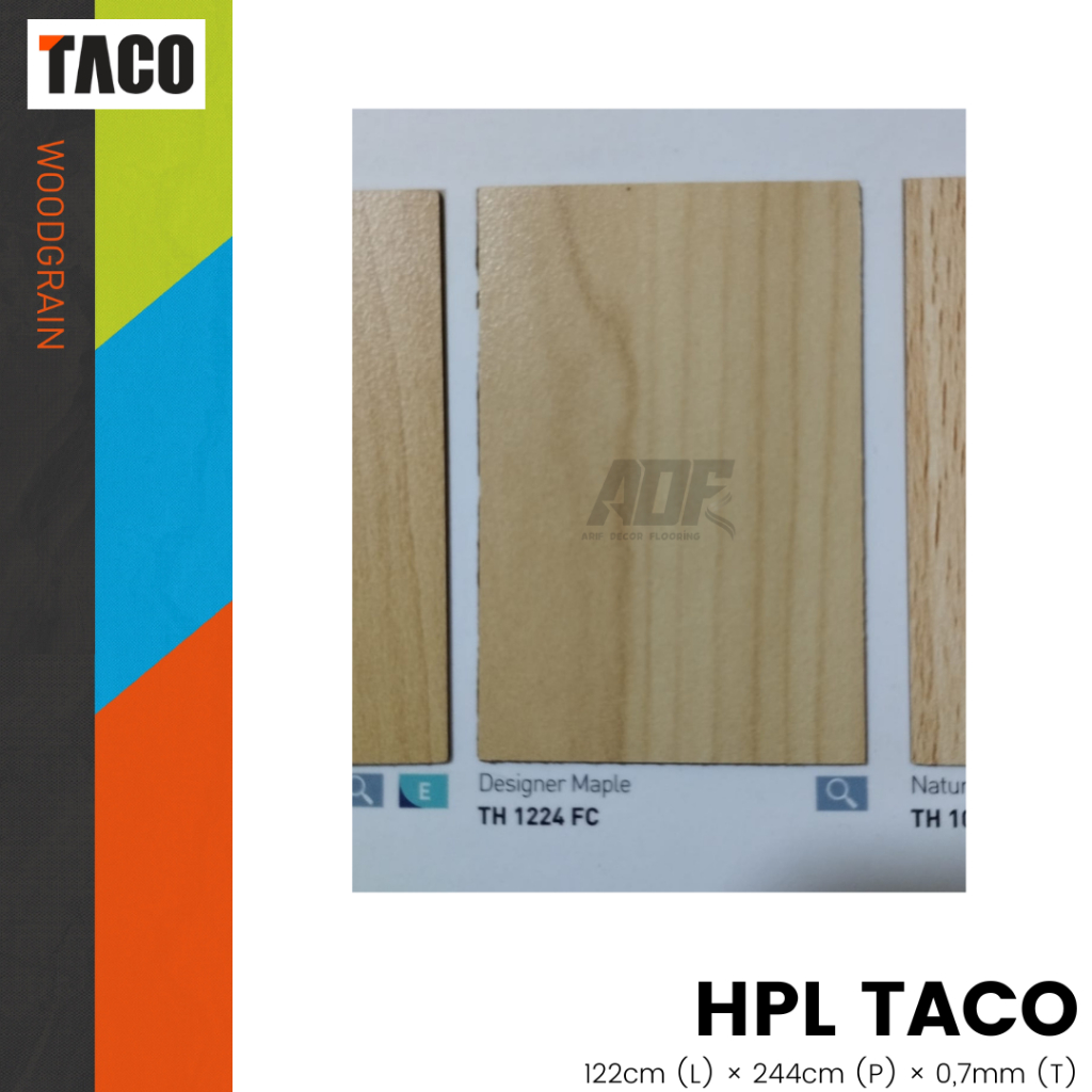 Jual TACO HPL TH 1224 FC DESIGNER MAPLE | Shopee Indonesia