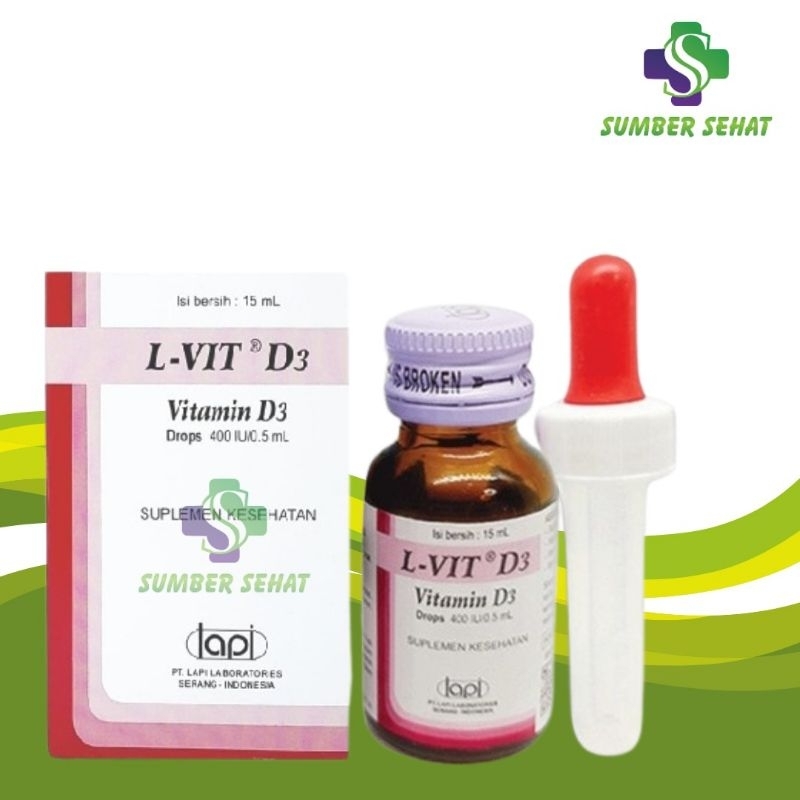 Jual L-VIT D3 DROP BOTOL 15 ML | Shopee Indonesia