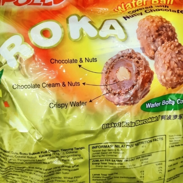 Jual Apollo Roka Wafer Ball 50pcs 300gram/250gram Original/Susu/Pandan ...