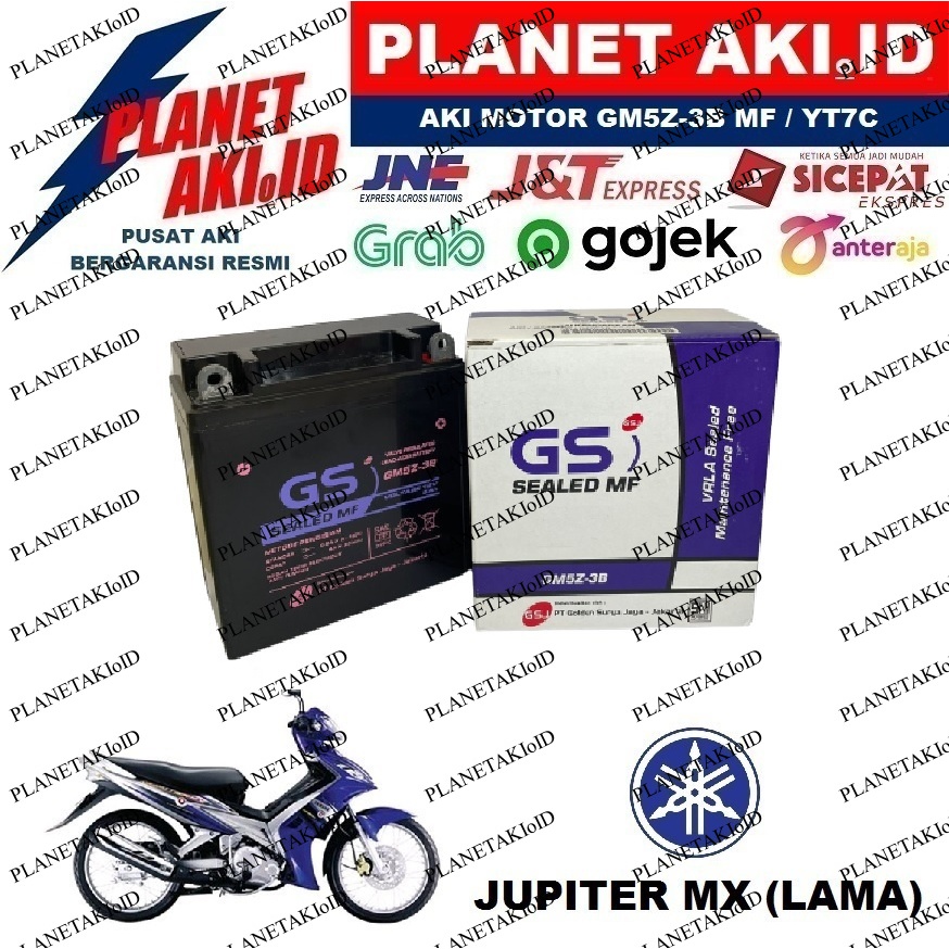 Jual Aki Motor Yamaha Jupiter MX Lama Old GM5Z3B Accu Kering MF