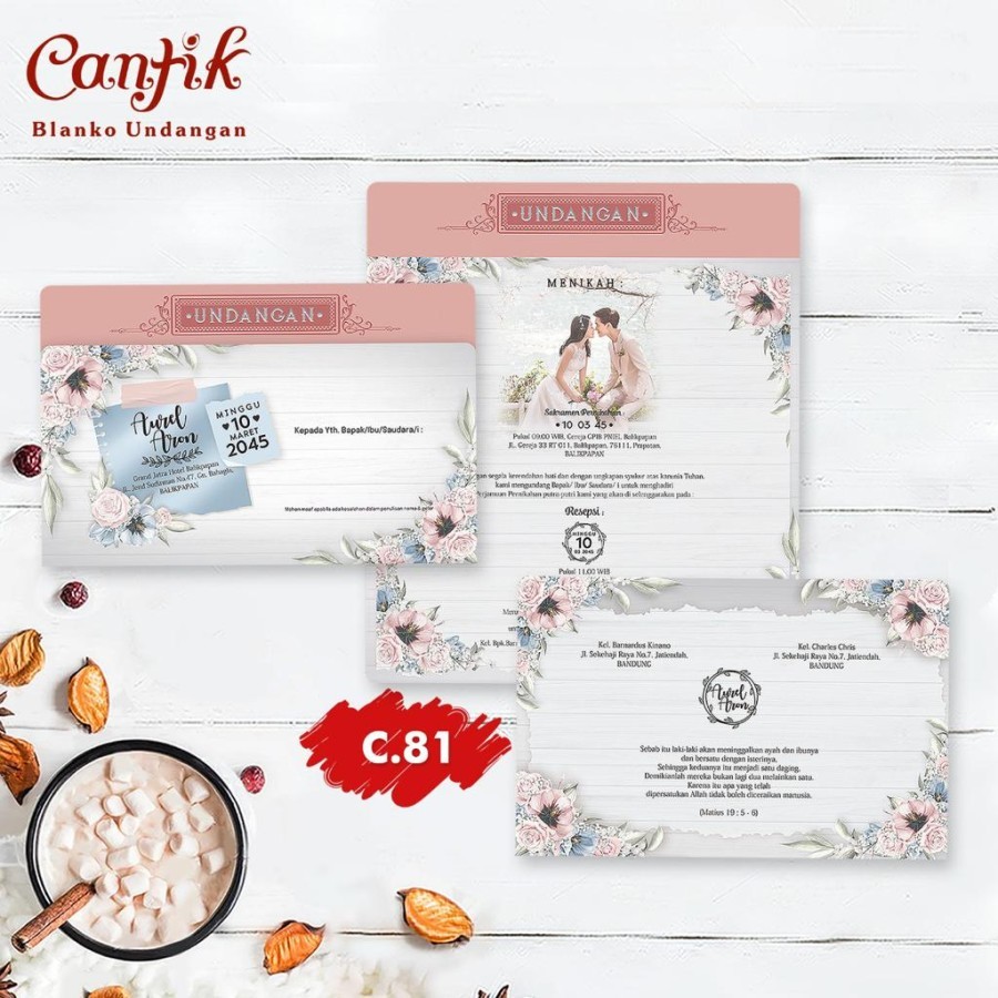 Jual BLANKO UNDANGAN CANTIK KODE 81-82-83 | Shopee Indonesia