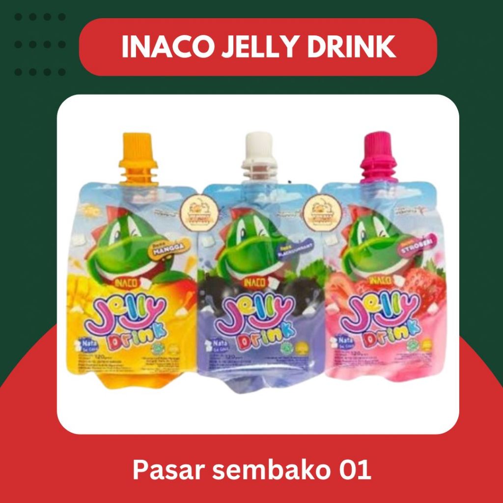 Jual INACO jelly drink 1pack isi 5 @120gr | Shopee Indonesia