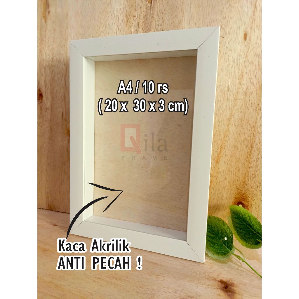 Jual BINGKAI FIGURA 3D A4 KACA AKRILIK UNTUK MAHAR / KADO UKURAN 20 X ...