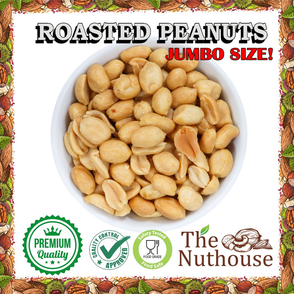 Jual 1kg Kacang Tanah Panggang Kupas / Roasted Peanut Skinless | Shopee ...