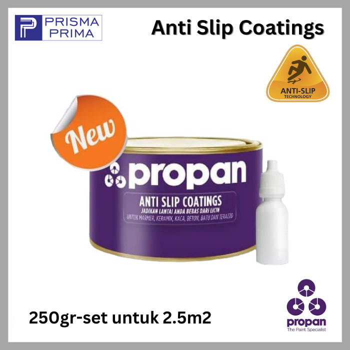Jual Cat Pelapis Propan Anti Slip Coatings Lantai Keramik Licin 250 gr