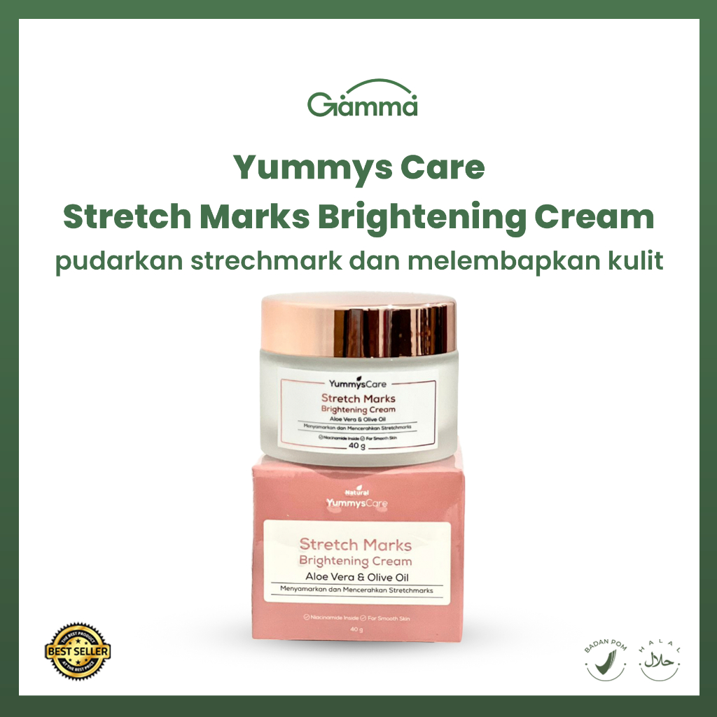 Jual YummysCare Stretch Marks Brightening Cream Krim Untuk Membantu Menyamarkan dan