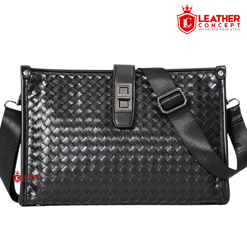 Jual LEATHER CONCEPT Tas Kulit Selempang Pria Tas Tangan Pria Clutch
