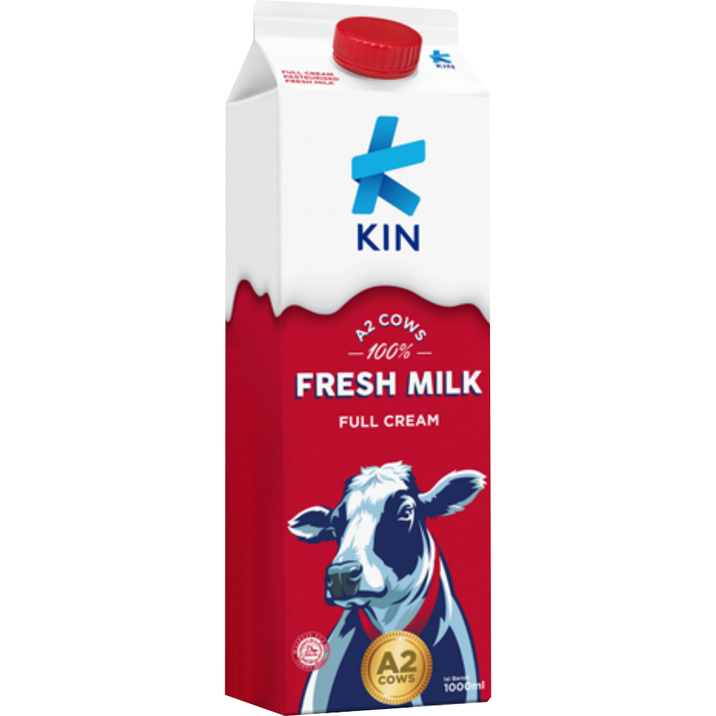 Jual Nama Barang KIN Pasteurised Fresh Milk Full Cream 1L | Shopee ...