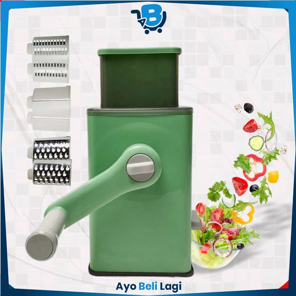 Jual Alat Penggiling Sayur Putar Serbaguna / Alat Pemotong Sayuran dan ...