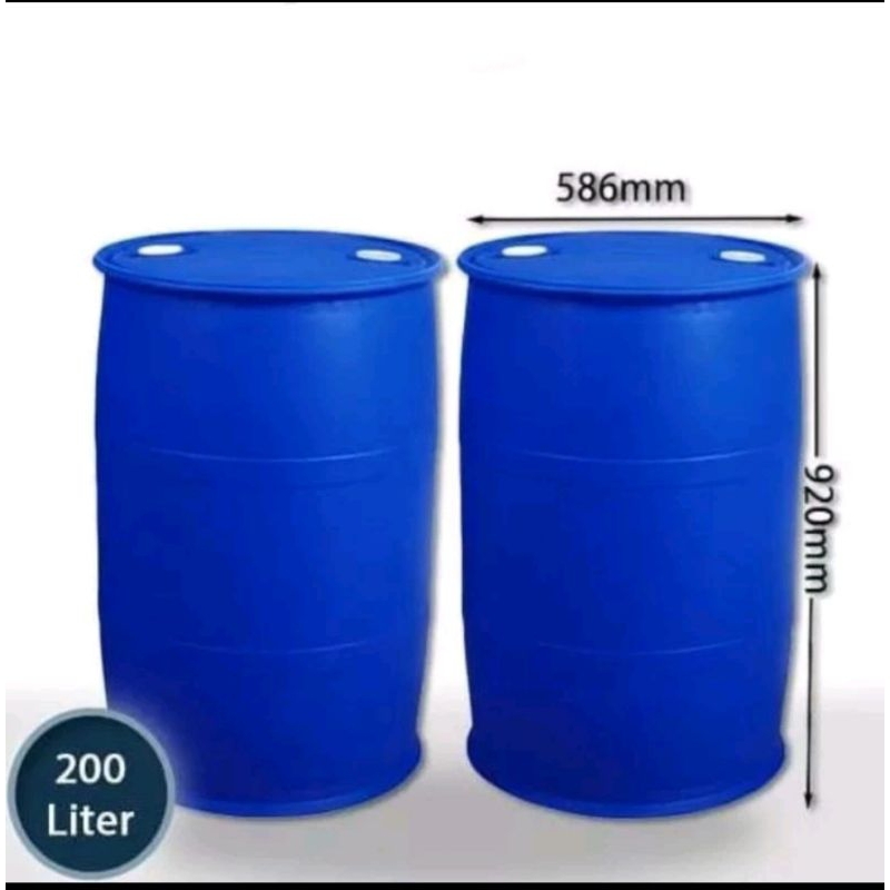 Jual Drum plastik 200 liter,drum HDPE 200 liter bekas rasa baru ...