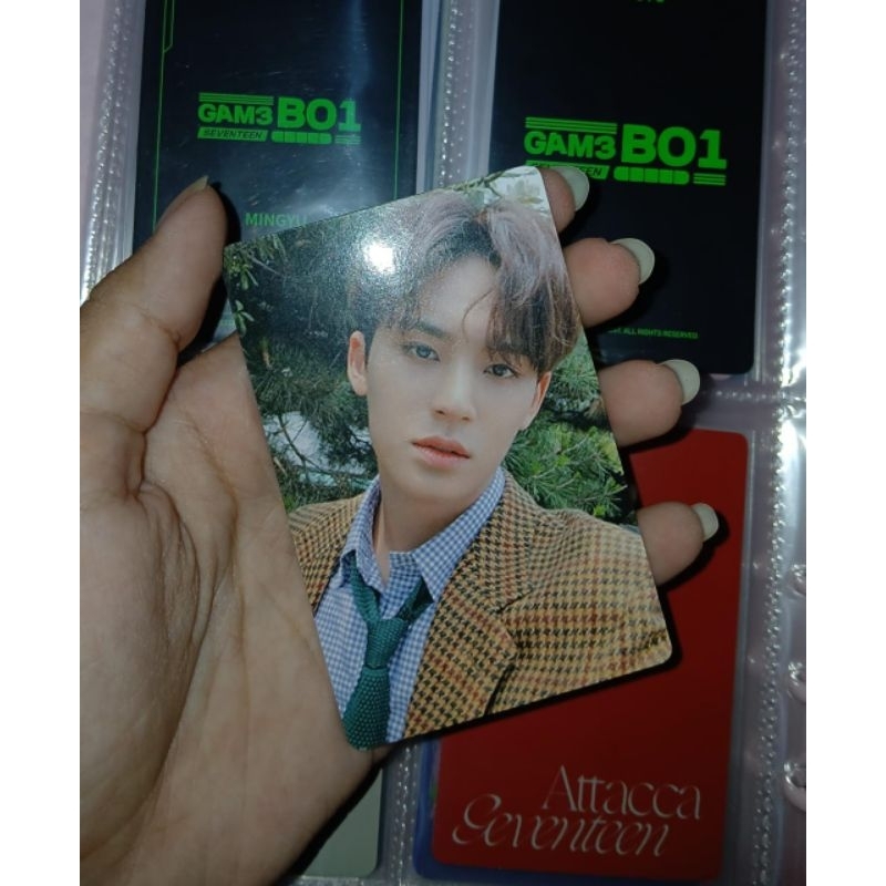 Jual photocard official mingyu an ode the poet ver | Shopee Indonesia