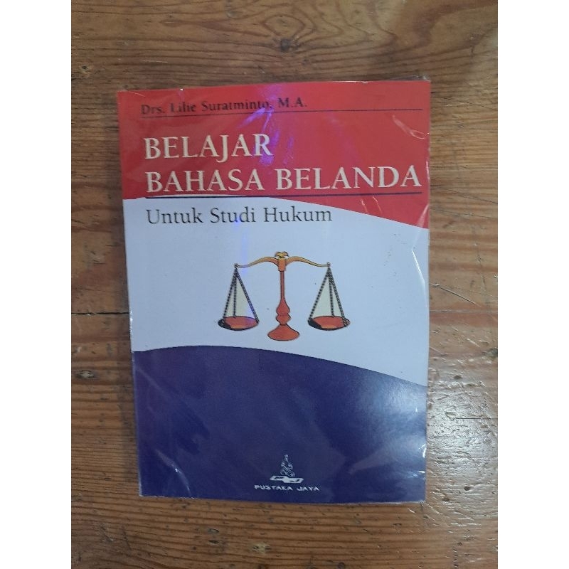 Jual Belajar Bahasa Belanda Untuk Studi Hukum Drs Lilie Suratminto Ma ...