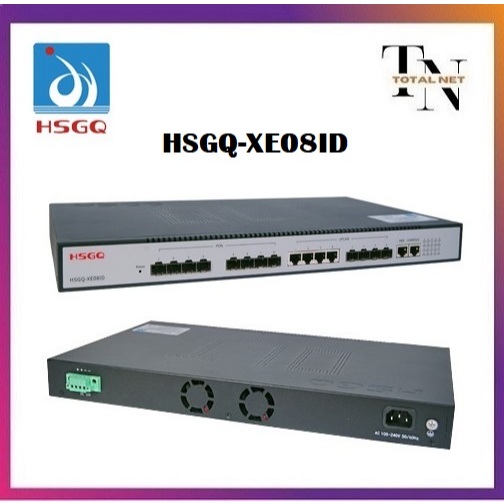 Jual HSGQ XE08ID OLT 8 PORT EPON OLT 10G Uplink AC+12V DC NON SFP ...