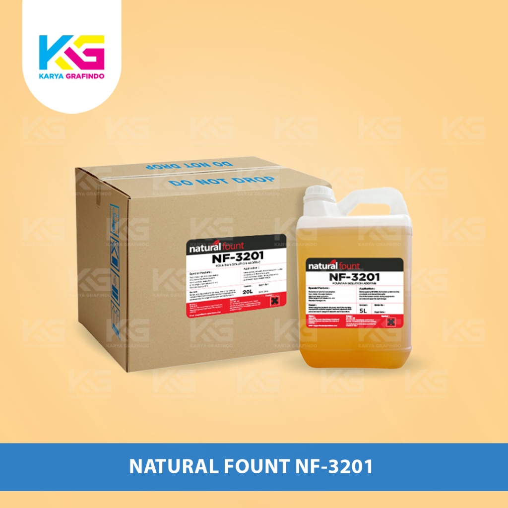 Jual NATURAL FOUNT NF-3201 (5Kg) cairan dampening untuk mesin cetak ...