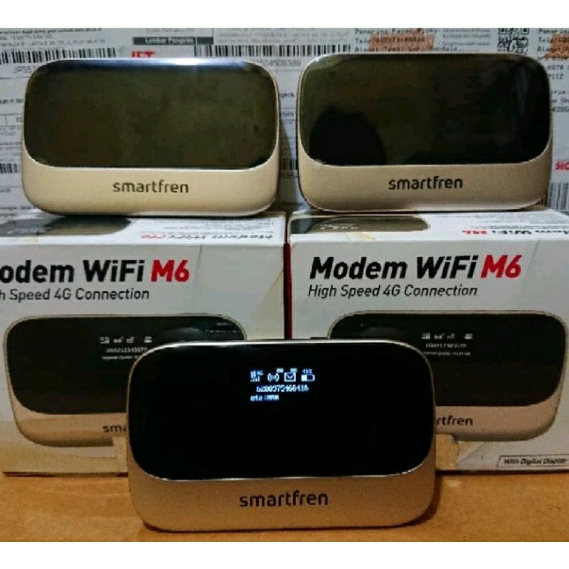 Modem Wifi Smarfren Mifi M6 Suport Unlimited 4G LTE B5'B40 850'2300MHz