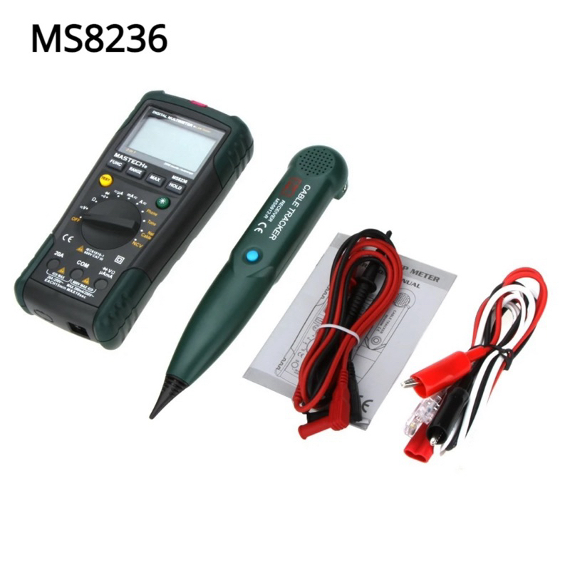 Jual MS8236 Mastech Multimeter LAN Cable Tracker Wire Network Tester ...