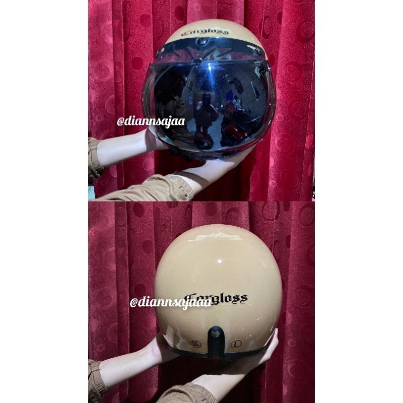 Jual HELM CARGLOSS/HELM CARGLOSS FREE KACA | Shopee Indonesia