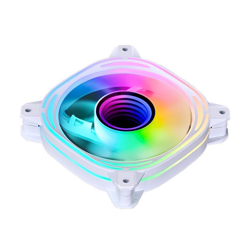 Jual CUBE GAMING MYSTIQUE FAN White 12CM PWM A-RGB Fan (5x 12CM PWM Fan ...
