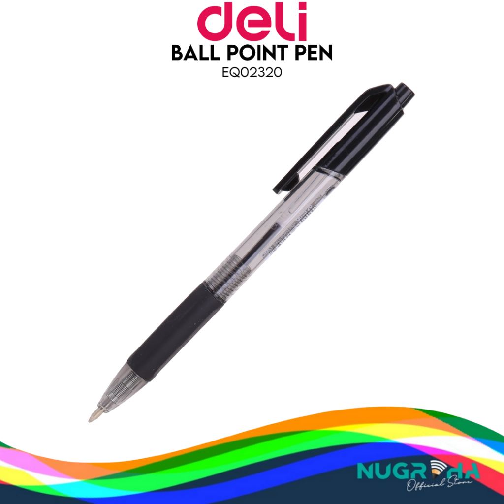 Jual Ballpoint Pen Pena Pulpen Retractable Deli Xtream 0.7mm Hitam ...