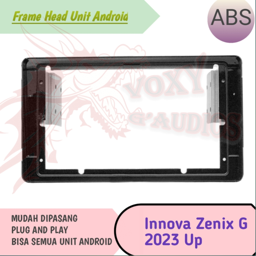 Jual Frame Headunit Android Toyota Innova Zenix Type G 2023 Up 9 inch ...