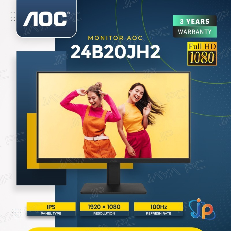 Jual Monitor AOC LED IPS 24B20JH2 - Full HD 24