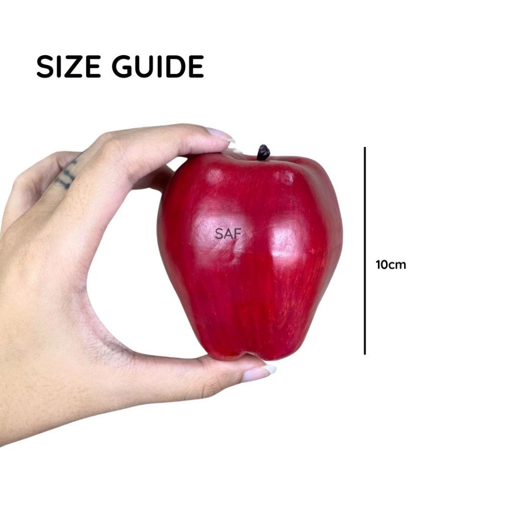 Jual SAF Buah Apel Merah Palsu - Fake Apple Artificial Fruit Properti ...