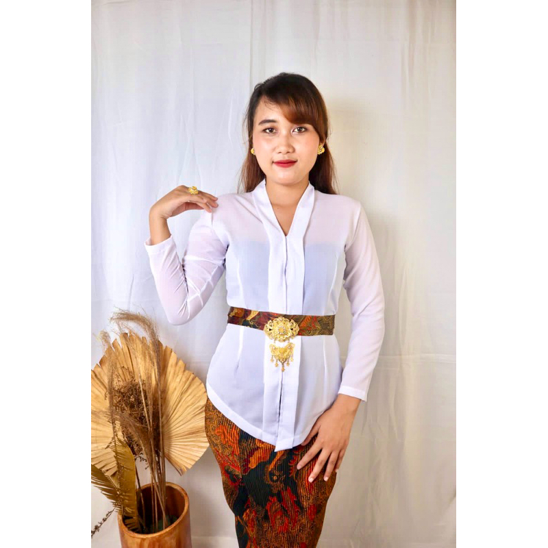 Jual Kebaya Jadi Kartini Kebaya Kartini Polos Lengan Panjang Kebaya