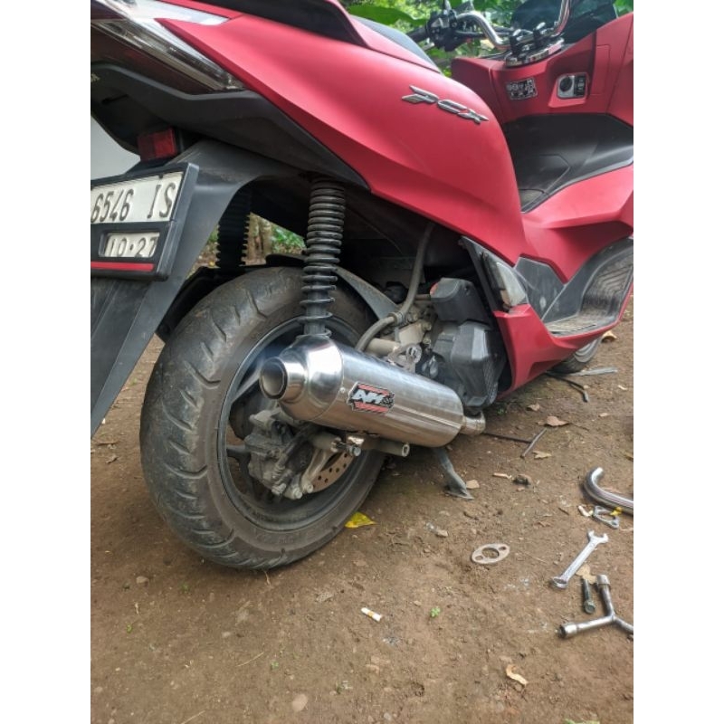 Jual KNALPOT STANDAR RACING PCX 160 INLET 38 ORIGINAL NK PROJECT ...