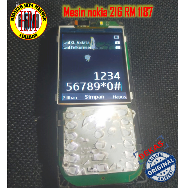 Jual Mesin Nokia 216 RM 1187 Tested | Shopee Indonesia