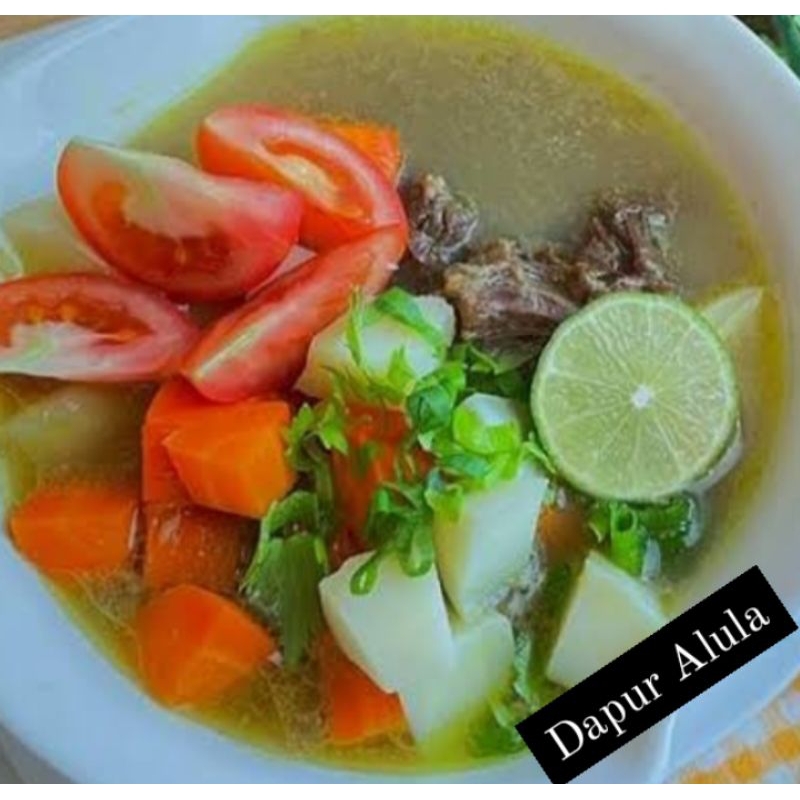 Jual Halal - Soto Daging Sapi + Nasi / Sop Daging Sapi + Nasi / Soto ...