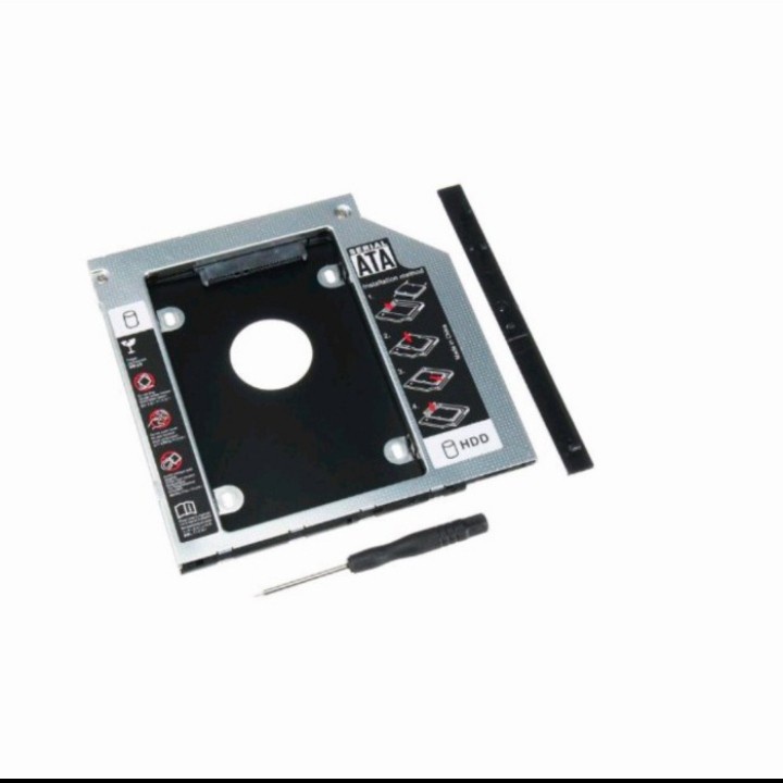 Jual caddy slim 9,5mm / HDD caddy 9,5mm / SSD HDD caddy 9,5mm | Shopee ...