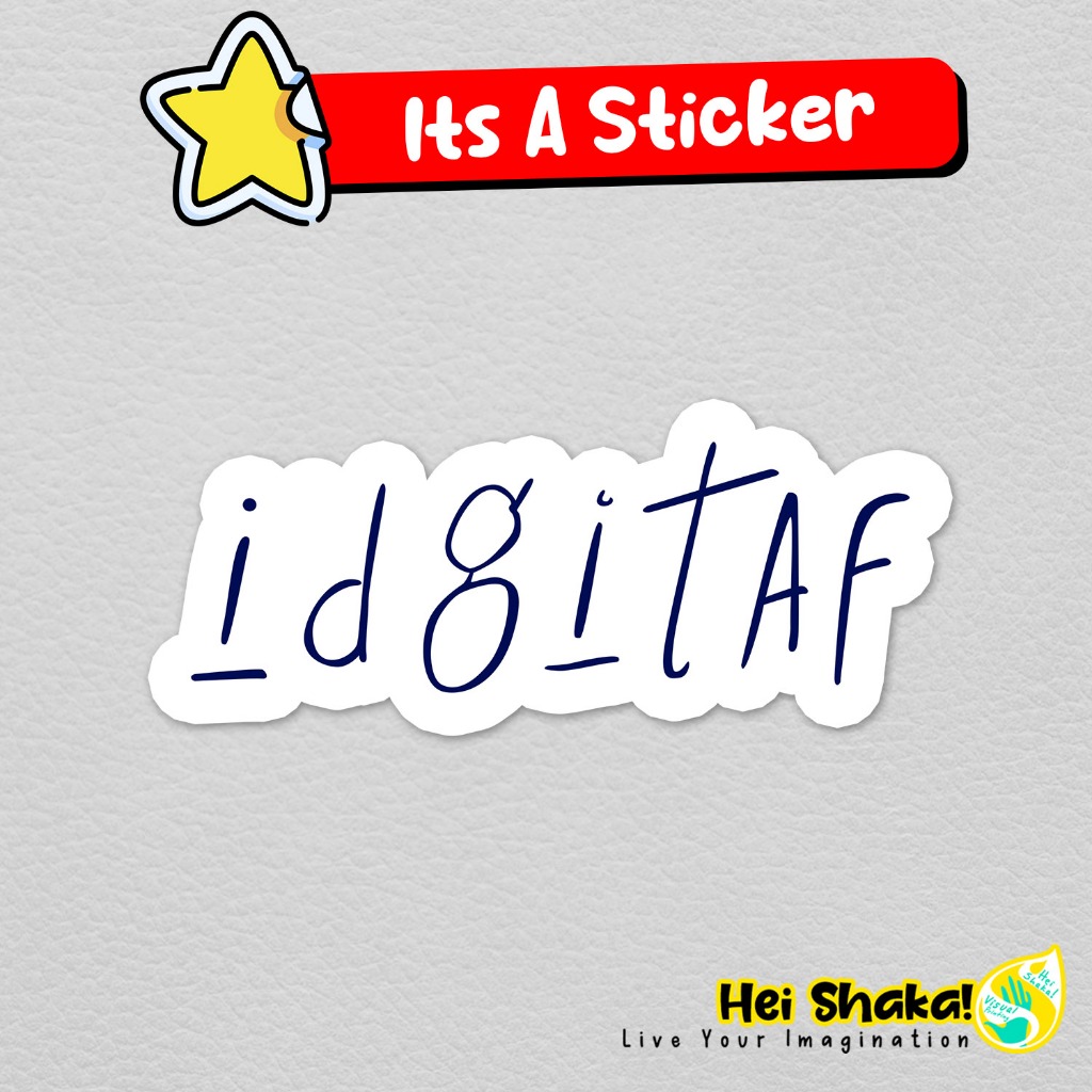 Jual Stiker Idgitaf Logo Sticker Musisi Musik Brigitta Sriulina Beru ...