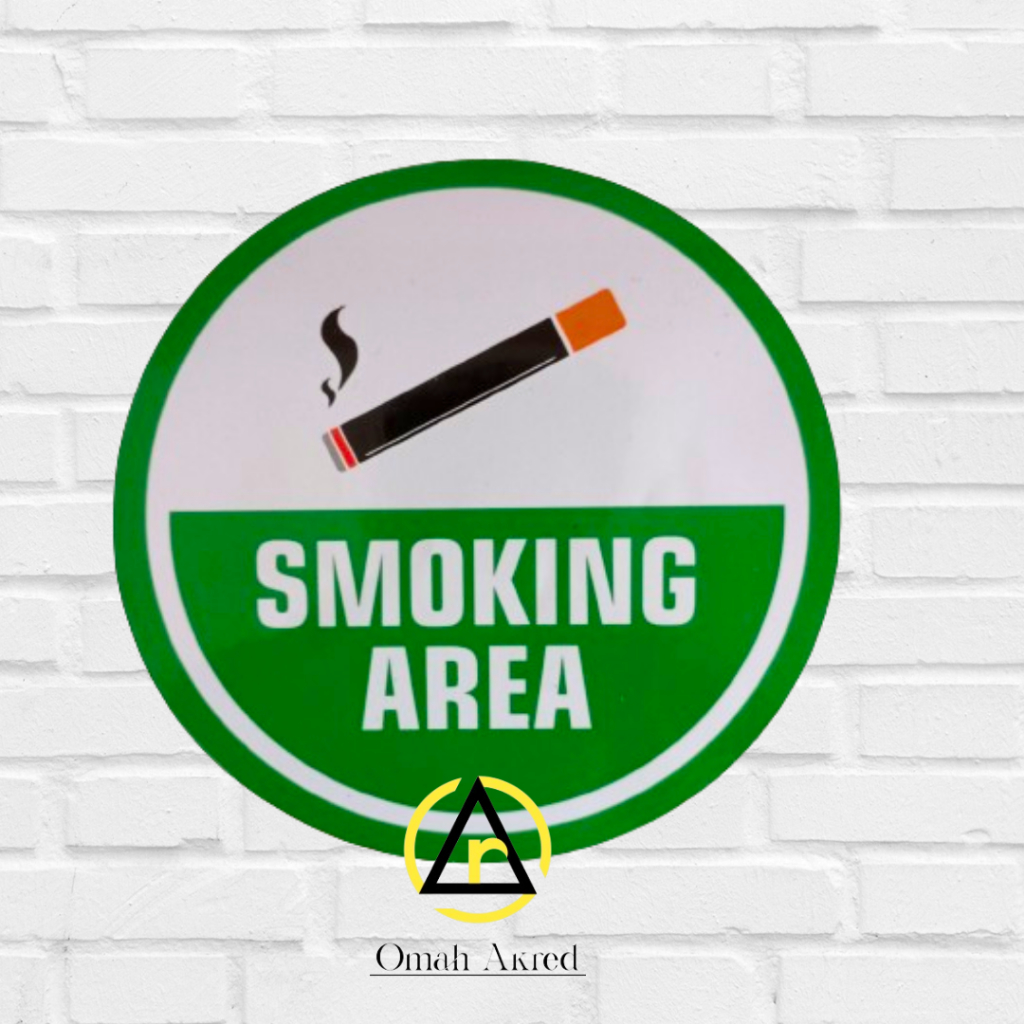 Jual Stiker Smoking Area - Area Merokok - Tempat merokok | Shopee Indonesia