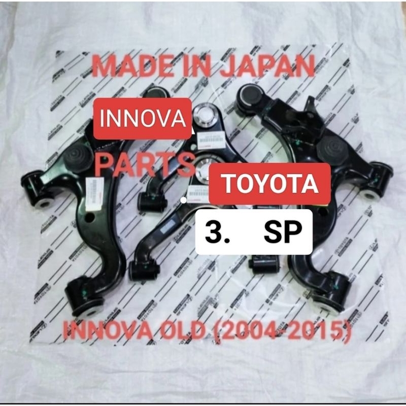 Jual LOW ARM ASSY DEPAN 1 SET UPPER 1 SET TOYOTA KIJANG INNOVA ORIGINAL ...